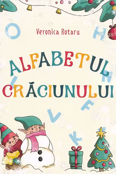 Alfabetul Craciunului. Abecedar de colorat