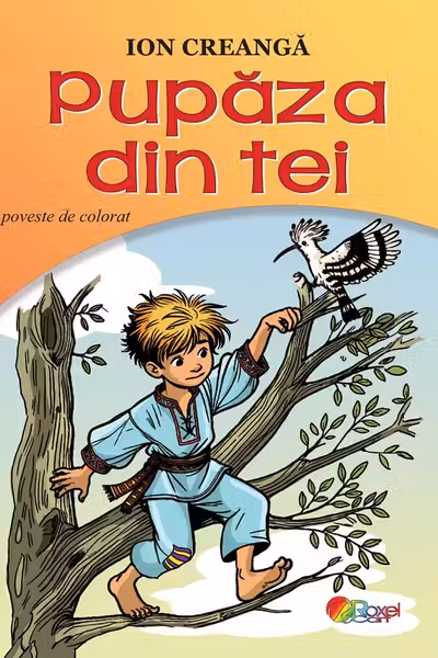 Pupăza din tei. Poveste de colorat