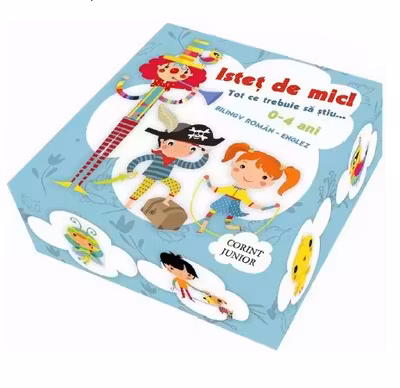 Pachet Istet de mic! - Tot ce trebuie sa stiu 0-4 ani (ed. bilingva romana / engleza)
