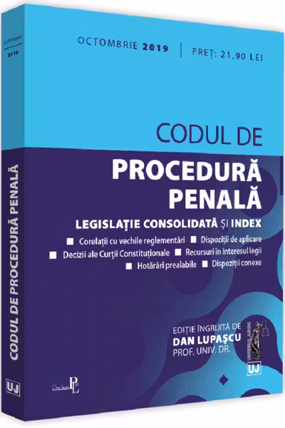 Codul de procedură penală: Octombrie 2019