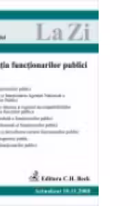 LEGISLATIA FUNCTIONARILOR PUBLICI ( COD 335) ACTUALIZAT LA 10.11.2008