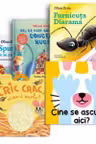 Pachet (3 carti) Olina Ortiz + 2 carti interactive: 1. Spune! Cine se ascunde?; 2. Vai, ce mare bucurie! Concert in bucatarie!; 3. Furnicuta Diarama; 4. Cric crac, cine-i acolo?; 5. Cine se ascunde aici?