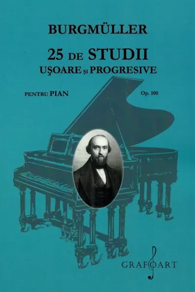 25 de studii usoare si progresive pentru pian. Opus 100
