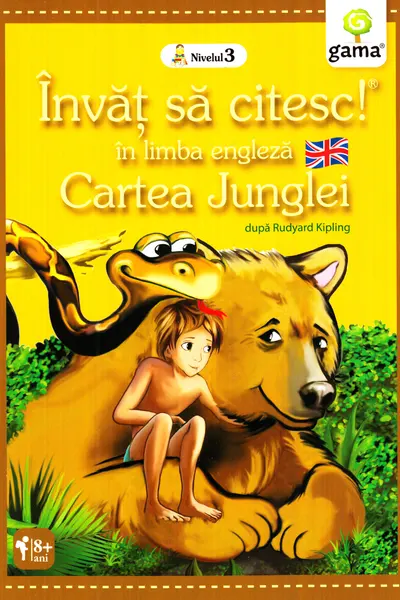 Invat sa citesc in limba engleza! Cartea junglei. Nivelul 3
