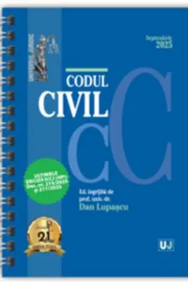 Codul civil Septembrie 2025 Ed. Spiralata