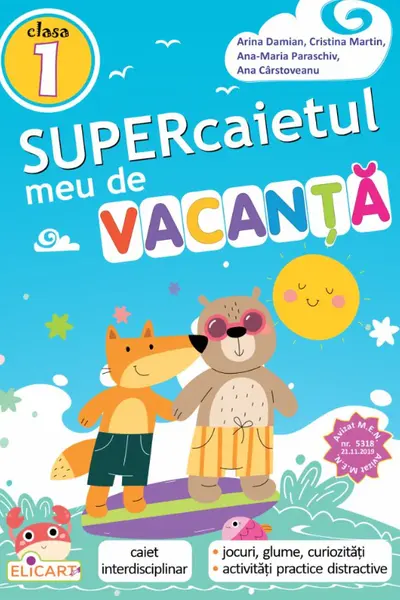 Supercaietul meu de vacanta – clasa I