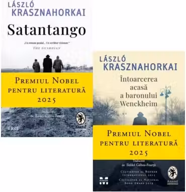 Pachet 2 carti: Intoarcerea acasa a baronului Wenckheim si Satantango