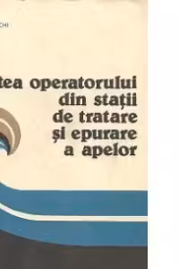 Cartea operatorului din statii de tratare si epurare a apelor