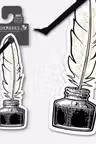 Academia Bookmarks: Quill & Ink