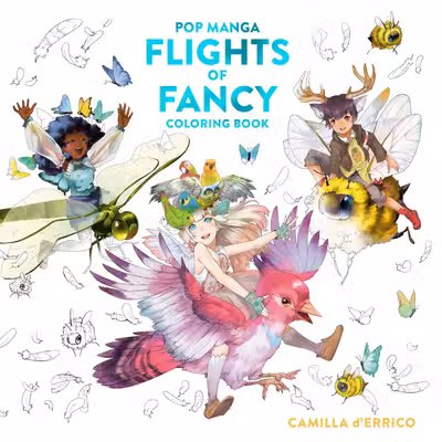 Pop Manga Flights of Fancy Coloring Book
