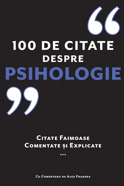 100 de citate despre psihologie