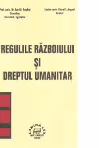 Regulile razboiului si dreptul umanitar