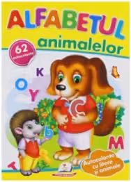 Activitati distractive Alfabetul animalelor. 62 autocolante