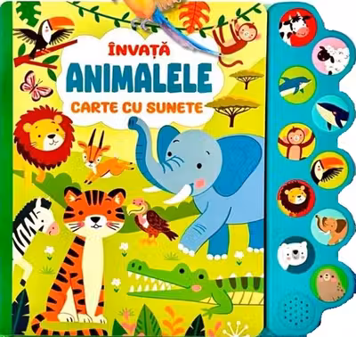 Invata animalele. Carte cu sunete