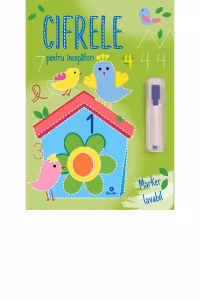 Cifrele pentru incepatori + marker lavabil