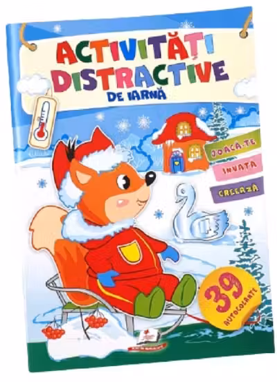 Activitati distractive de iarna. Veverita
