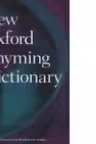 New Oxford Rhyming Dictionary 2nd