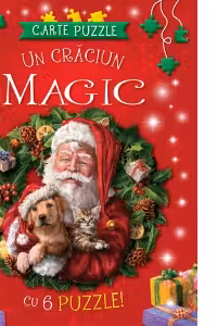 Un Craciun Magic. Carte Puzzle. Flamingo