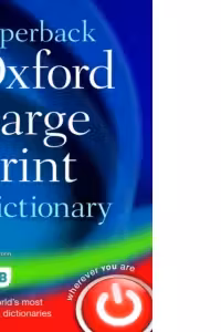 Paperback Oxford Large Print Dictionary