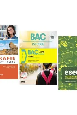 Pachet Bacalaureat Limba si literatura romana Eseul, Geografie si Istorie - Liliana Paicu, Marilena Bercea, Cristina Moldovan