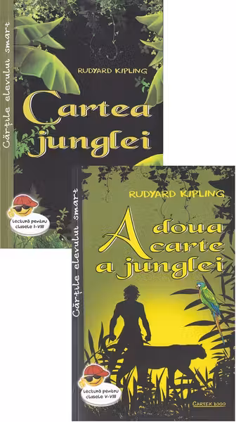 Pachet 2 cărți: Rudyard Kipling. A doua carte a junglei + Cartea junglei