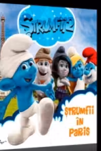 Strumfii - Carte de colorat Jumbo
