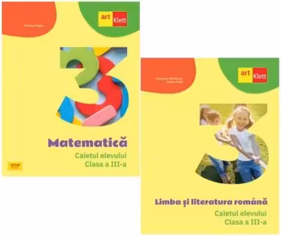 Pachet Caietul elevului clasa a 3-a. Limba si literatura romana si Matematica - Tudora Pitila, Mariana Mogos