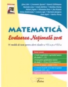 Evaluare nationala 2016 Matematica