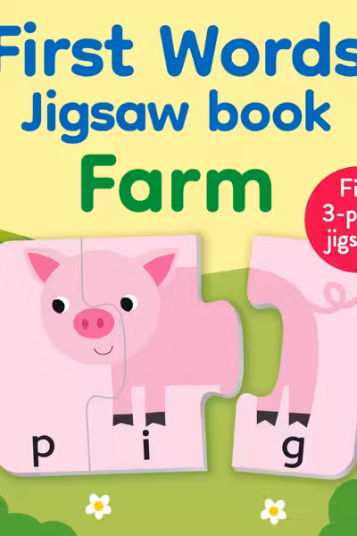 First Words Jigsaw Book: Farm