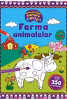 Ferma animalelor - Coloreaza dupa numere + Abtibilduri