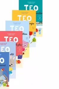 Seria Teo 6 carti: 1. Teo invata sa mearga la olita; 2. Teo si prietenul sau de plus; 3. Teo refuza sa adoarma; 4. Teo invata sa fie independent; 5.Teo invata sa fie curajos; 6. Teo invata sa fie politicos