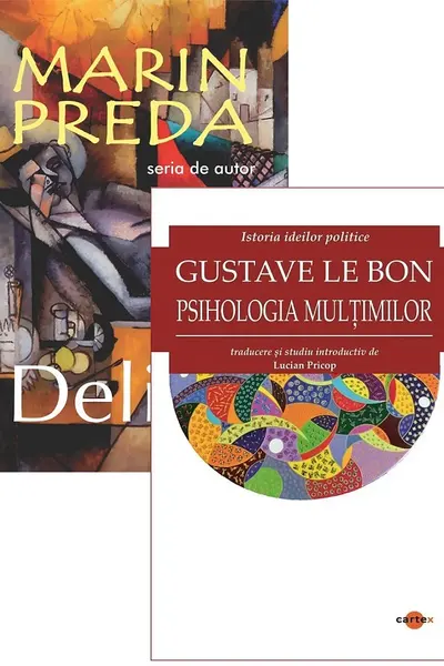 Pachet 2 cărți: Delirul + Psihologia mulțimilor