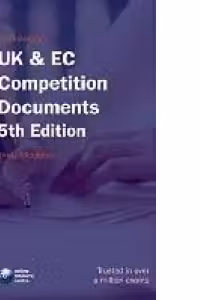 Blackstone s UK & EC Competition Documents 5/e