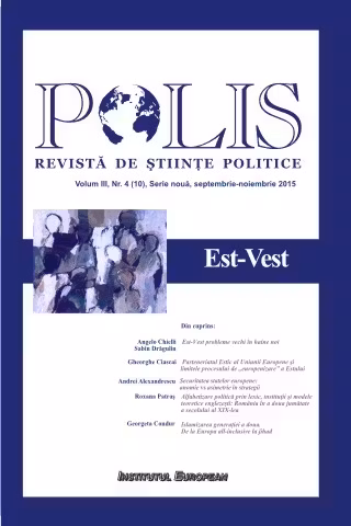 Polis. Est-Vest. Volum III, Nr. 4 (10), Serie nouă, septembrie-noiembrie 2015