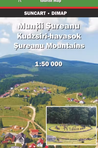 Harta turistica - Muntii Sureanu