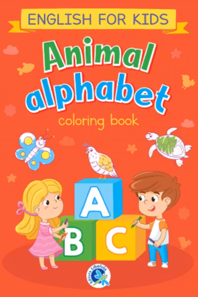 Animal alphabet. English for kids