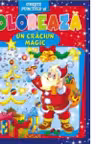 Uneste punctele si coloreaza - Un Craciun magic