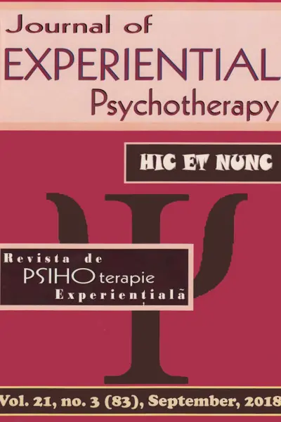 Revista de PSIHOterapie experiențială Vol.21 Nr.3 (83) Septembrie 2018