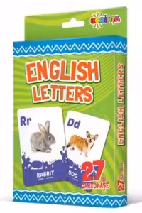 27 de cartonase. English letters