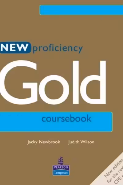 New Proficiency Gold Coursebook