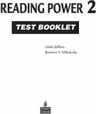 Reading Power 2 Test Booklet