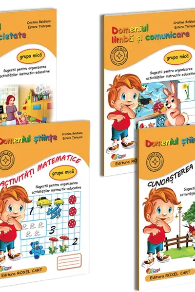 Pachet educational - Grupa mica (4 caiete)