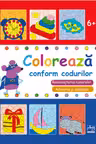Coloreaza conform codurilor . Recunoasterea numerelor 6+