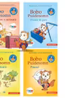 Pachet 4 carti Bobo Puidesomn: 1. Picnic in parc; 2. Piratul; 3. Bobo Puidesomn. La gradinita; 4. Bobo Puidesomn. Bobo are o surioara