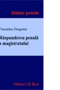 Raspunderea penala a magistratului