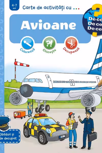 Carte de activitati cu... Avioane