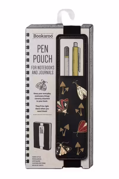 Bookaroo Pen Pouch Moths