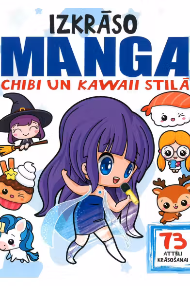 Coloreaza in stil Manga Chibi si Kawaii