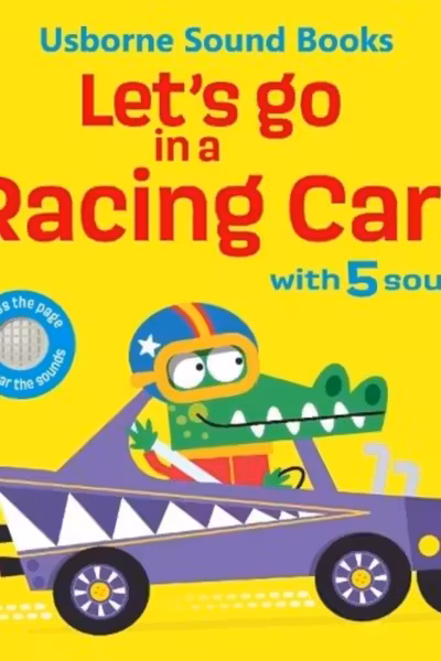 Usborne Sound Books: Let's go in a Racing Car!