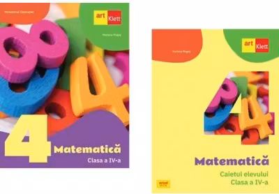 Pachet Matematica pentru clasa a 4-a. Manual si Caietul elevului